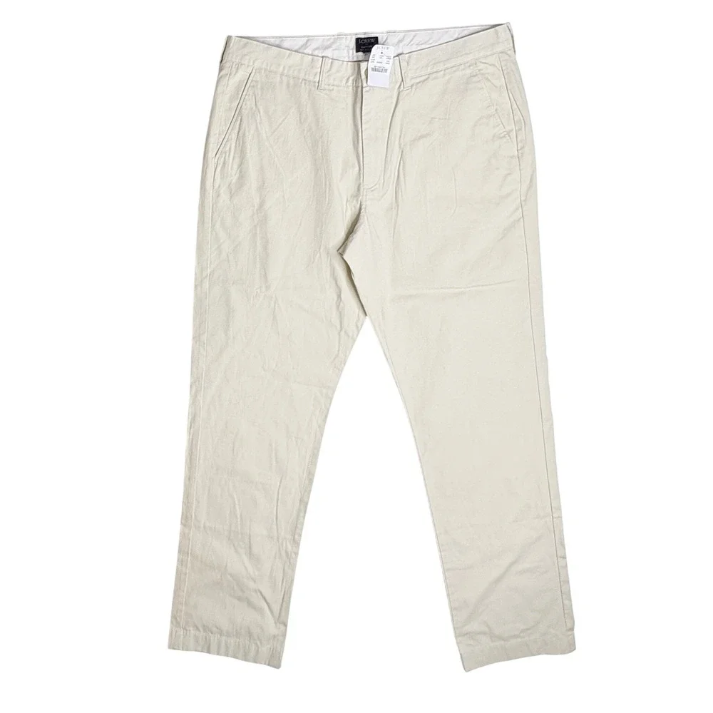 J. Crew Sutton Chino Pants 36/32 Tan Men's‎ Casual Preppy Yuppie NWT